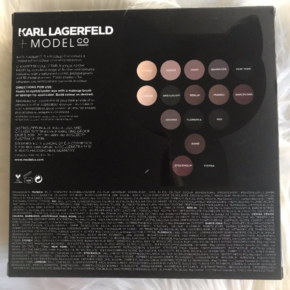 KARL LAGERFELD Choupette/Cat Eyeshadow Palette~NIB - Picture 5 of 5
